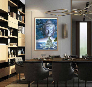 Buddha And Lotus - Diamond Paintings - Diamond Art - Paint With Diamonds - Legendary DIY  | Free shipping | 50% Off
